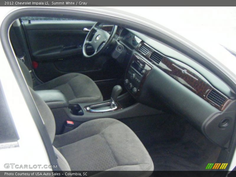 Summit White / Gray 2012 Chevrolet Impala LS