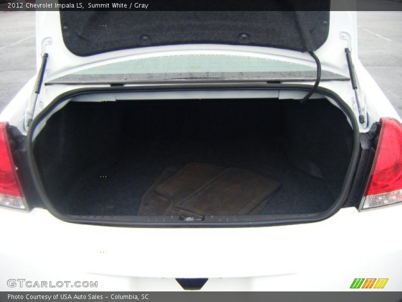 Summit White / Gray 2012 Chevrolet Impala LS