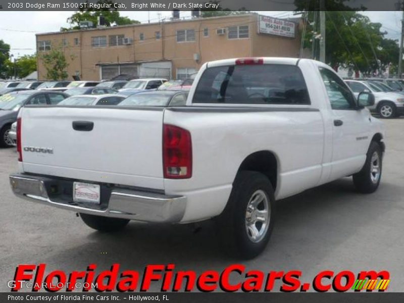 Bright White / Dark Slate Gray 2003 Dodge Ram 1500 ST Regular Cab