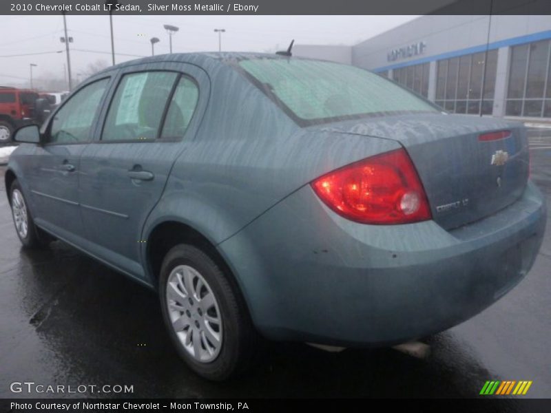 Silver Moss Metallic / Ebony 2010 Chevrolet Cobalt LT Sedan