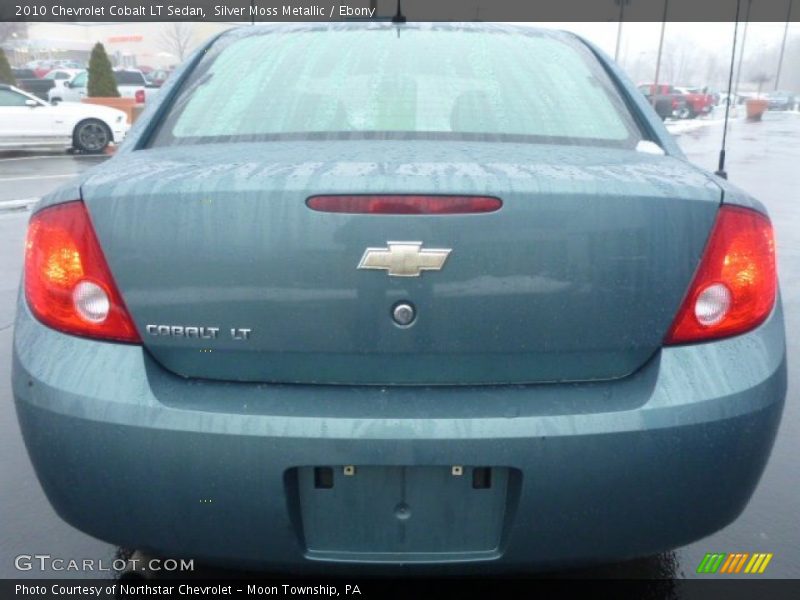 Silver Moss Metallic / Ebony 2010 Chevrolet Cobalt LT Sedan