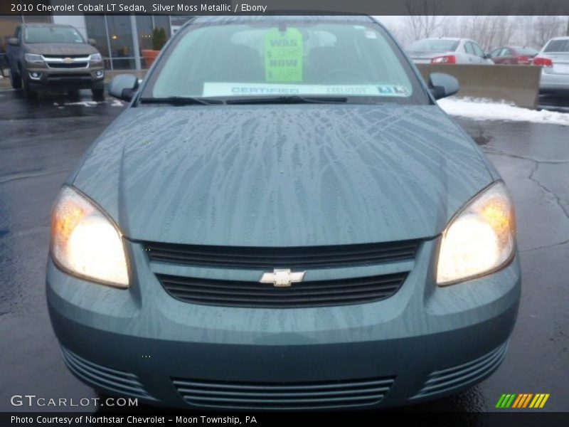 Silver Moss Metallic / Ebony 2010 Chevrolet Cobalt LT Sedan