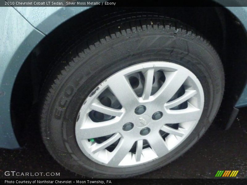 Silver Moss Metallic / Ebony 2010 Chevrolet Cobalt LT Sedan