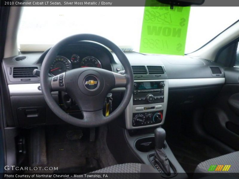 Silver Moss Metallic / Ebony 2010 Chevrolet Cobalt LT Sedan