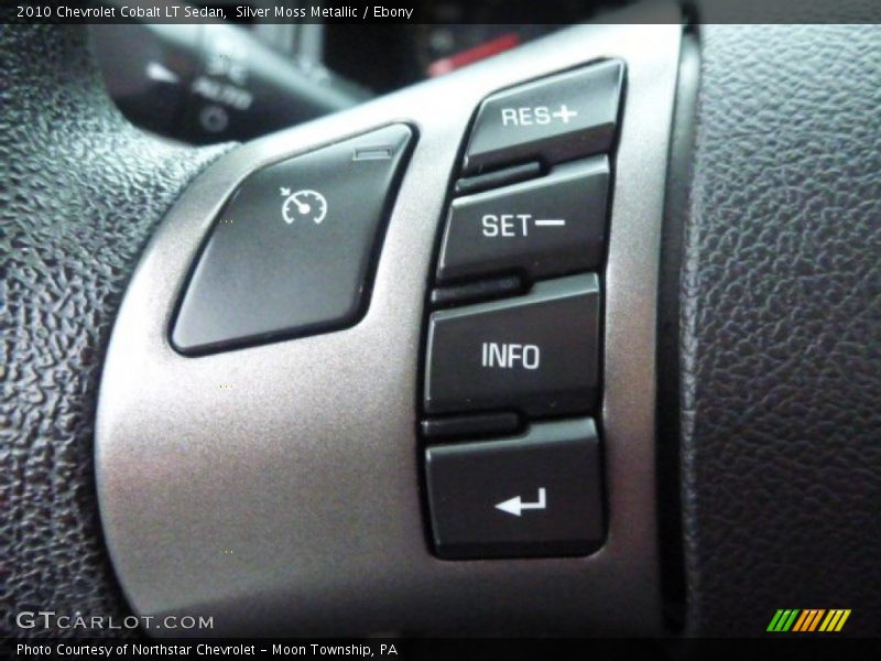Silver Moss Metallic / Ebony 2010 Chevrolet Cobalt LT Sedan