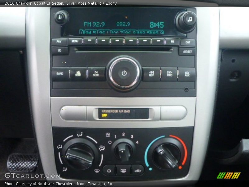 Silver Moss Metallic / Ebony 2010 Chevrolet Cobalt LT Sedan