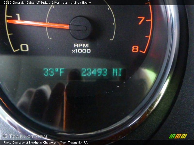 Silver Moss Metallic / Ebony 2010 Chevrolet Cobalt LT Sedan