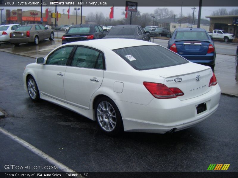 Blizzard White Pearl / Ivory Beige 2008 Toyota Avalon XLS