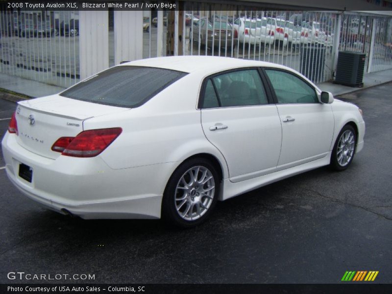 Blizzard White Pearl / Ivory Beige 2008 Toyota Avalon XLS