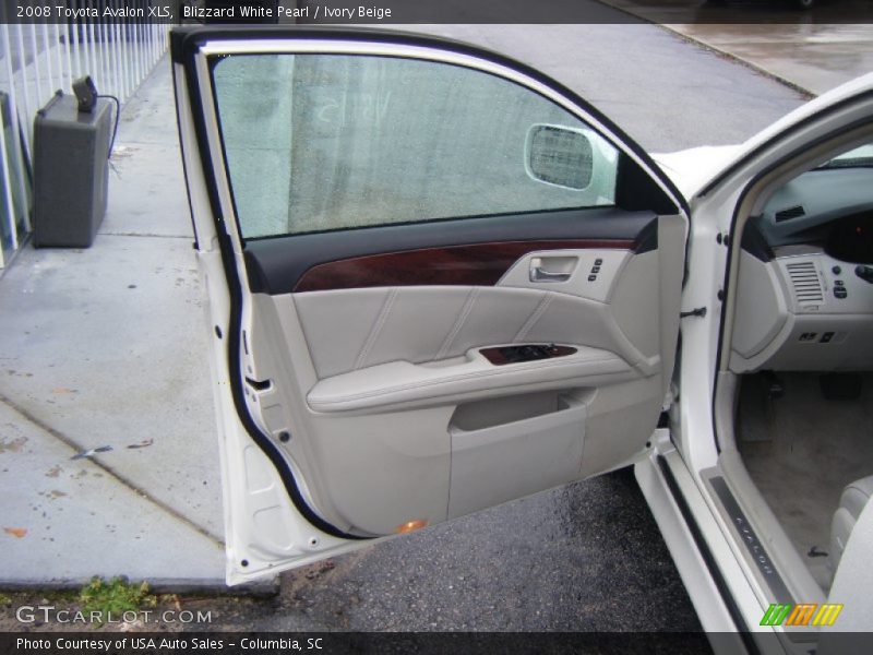 Blizzard White Pearl / Ivory Beige 2008 Toyota Avalon XLS