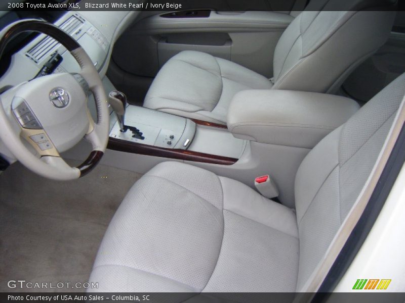 Blizzard White Pearl / Ivory Beige 2008 Toyota Avalon XLS