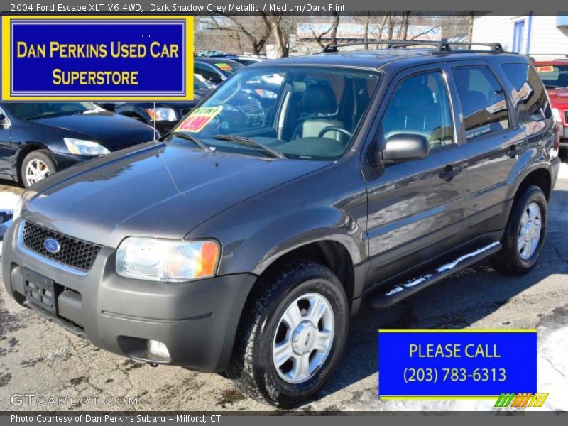 Dark Shadow Grey Metallic / Medium/Dark Flint 2004 Ford Escape XLT V6 4WD