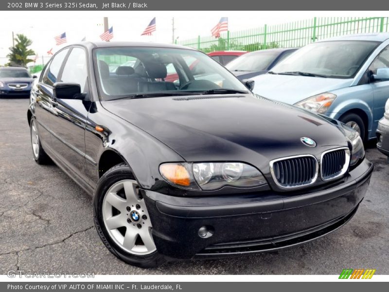 Jet Black / Black 2002 BMW 3 Series 325i Sedan