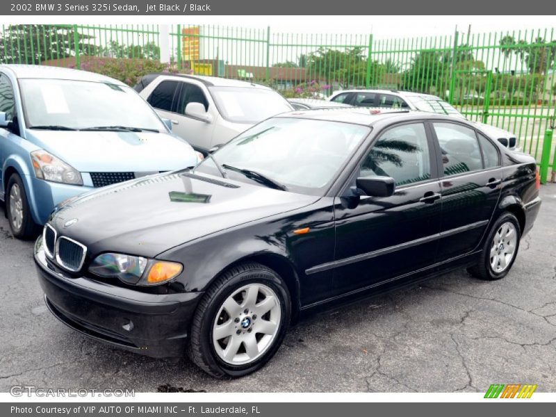 Jet Black / Black 2002 BMW 3 Series 325i Sedan