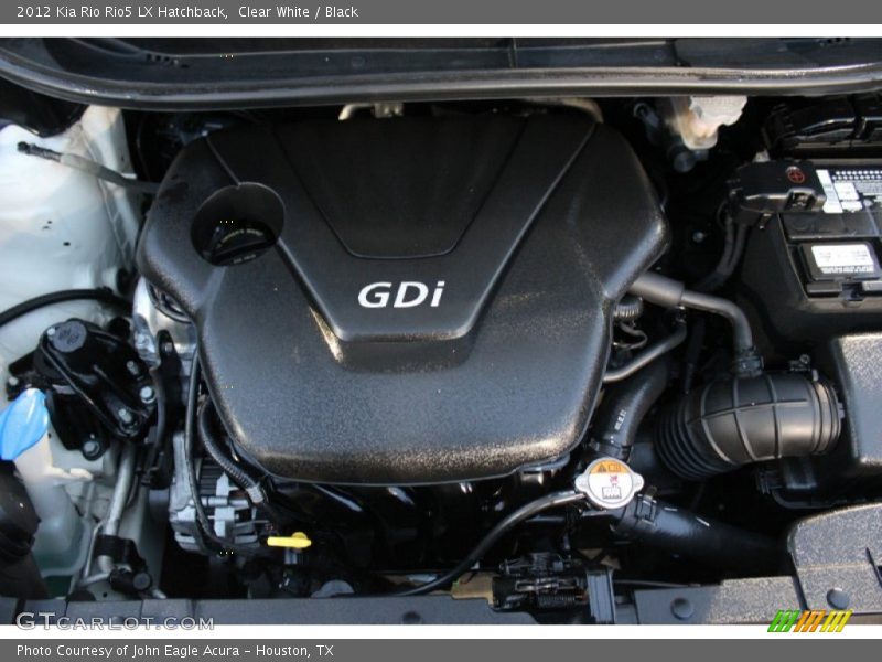 Clear White / Black 2012 Kia Rio Rio5 LX Hatchback