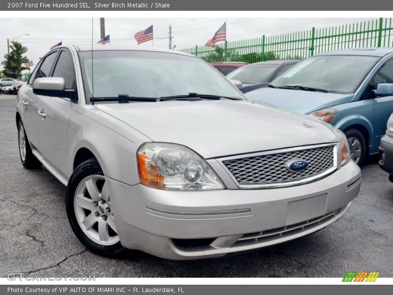Silver Birch Metallic / Shale 2007 Ford Five Hundred SEL