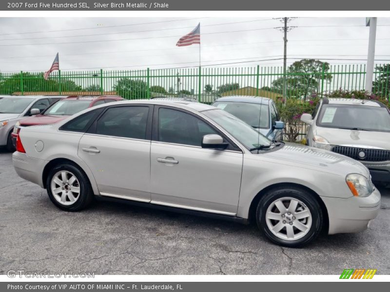 Silver Birch Metallic / Shale 2007 Ford Five Hundred SEL