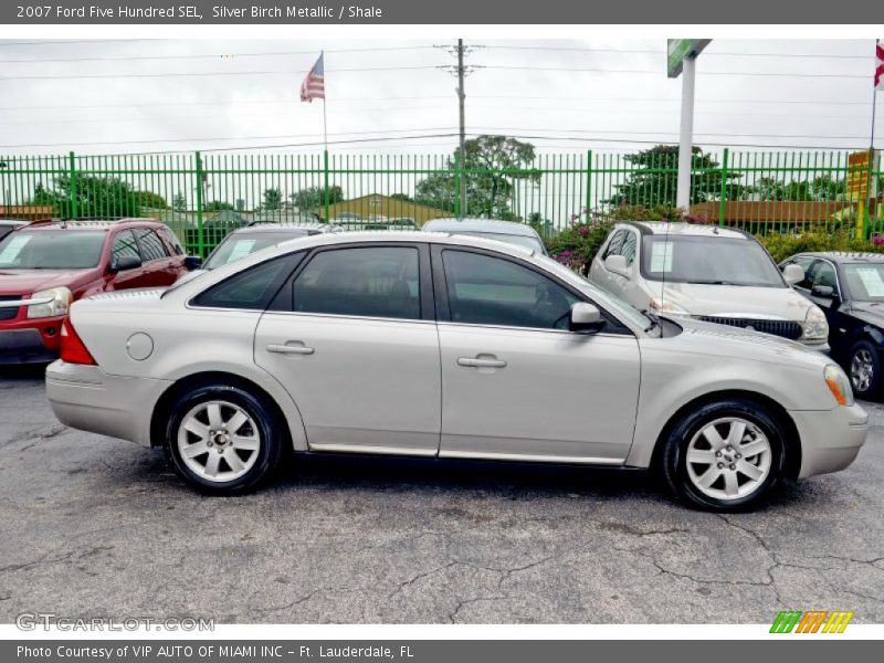 Silver Birch Metallic / Shale 2007 Ford Five Hundred SEL