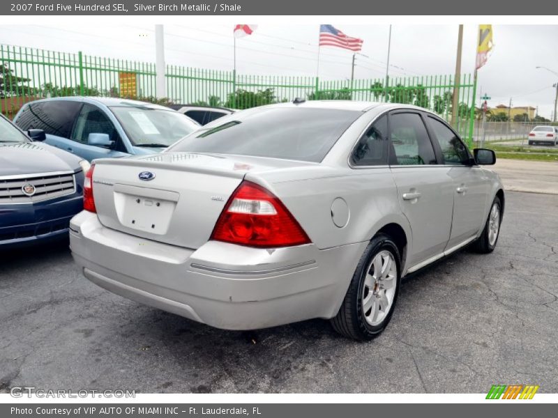 Silver Birch Metallic / Shale 2007 Ford Five Hundred SEL
