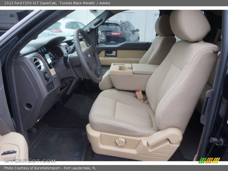 Tuxedo Black Metallic / Adobe 2013 Ford F150 XLT SuperCab