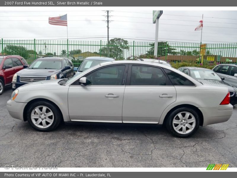 Silver Birch Metallic / Shale 2007 Ford Five Hundred SEL