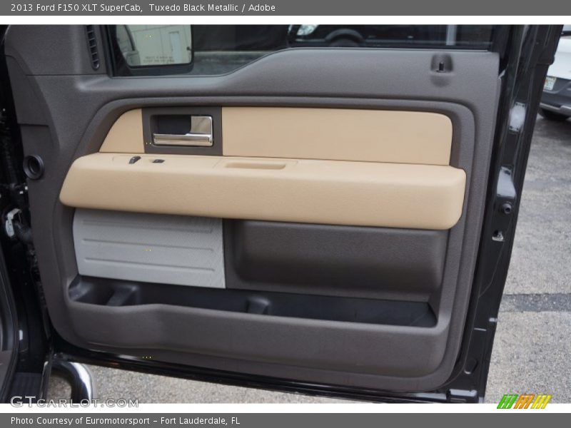 Tuxedo Black Metallic / Adobe 2013 Ford F150 XLT SuperCab