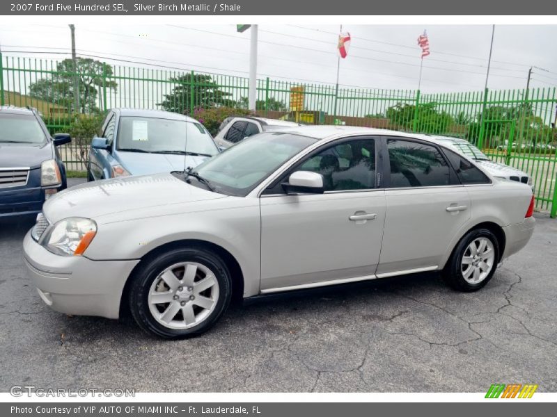 Silver Birch Metallic / Shale 2007 Ford Five Hundred SEL