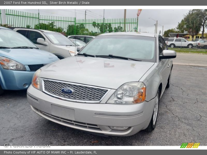 Silver Birch Metallic / Shale 2007 Ford Five Hundred SEL