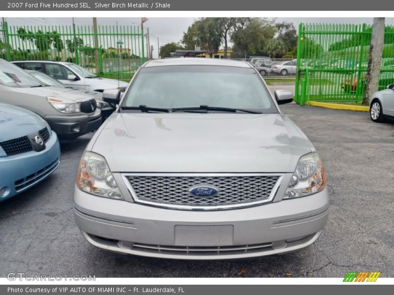 Silver Birch Metallic / Shale 2007 Ford Five Hundred SEL