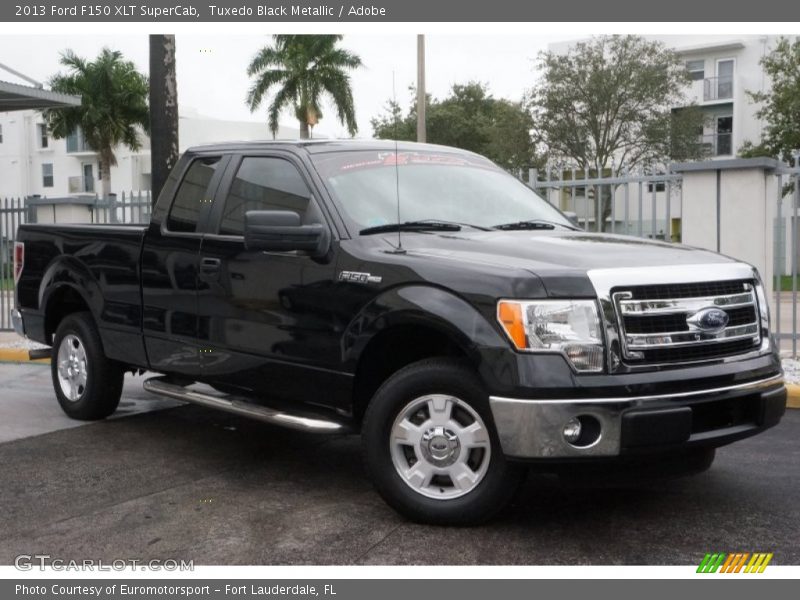 Tuxedo Black Metallic / Adobe 2013 Ford F150 XLT SuperCab