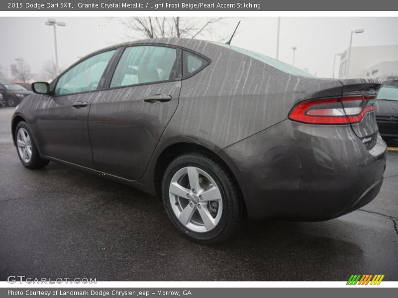 Granite Crystal Metallic / Light Frost Beige/Pearl Accent Stitching 2015 Dodge Dart SXT