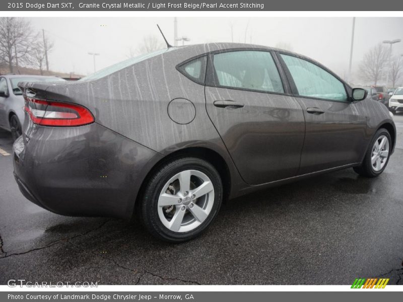Granite Crystal Metallic / Light Frost Beige/Pearl Accent Stitching 2015 Dodge Dart SXT