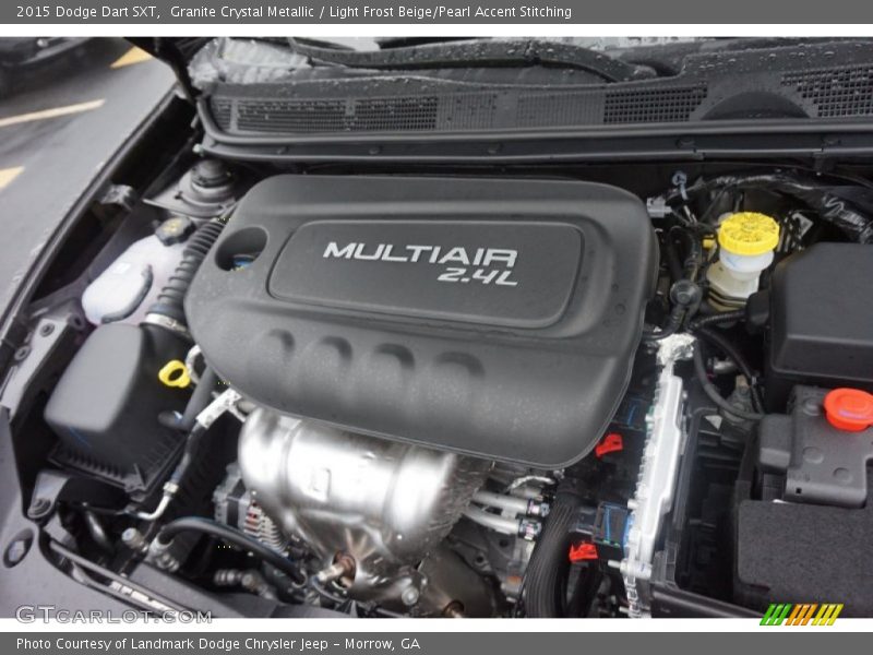 Granite Crystal Metallic / Light Frost Beige/Pearl Accent Stitching 2015 Dodge Dart SXT