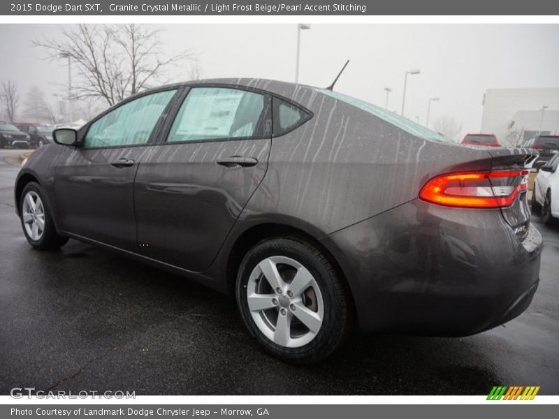 Granite Crystal Metallic / Light Frost Beige/Pearl Accent Stitching 2015 Dodge Dart SXT