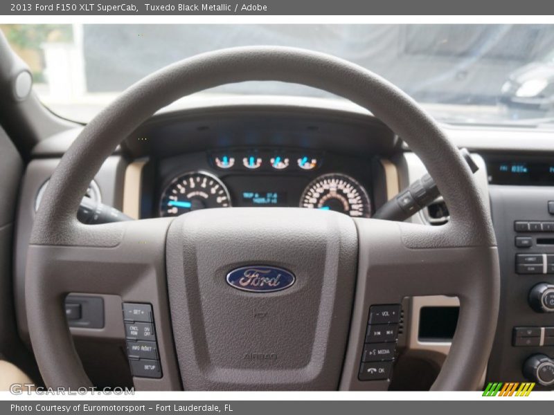 Tuxedo Black Metallic / Adobe 2013 Ford F150 XLT SuperCab