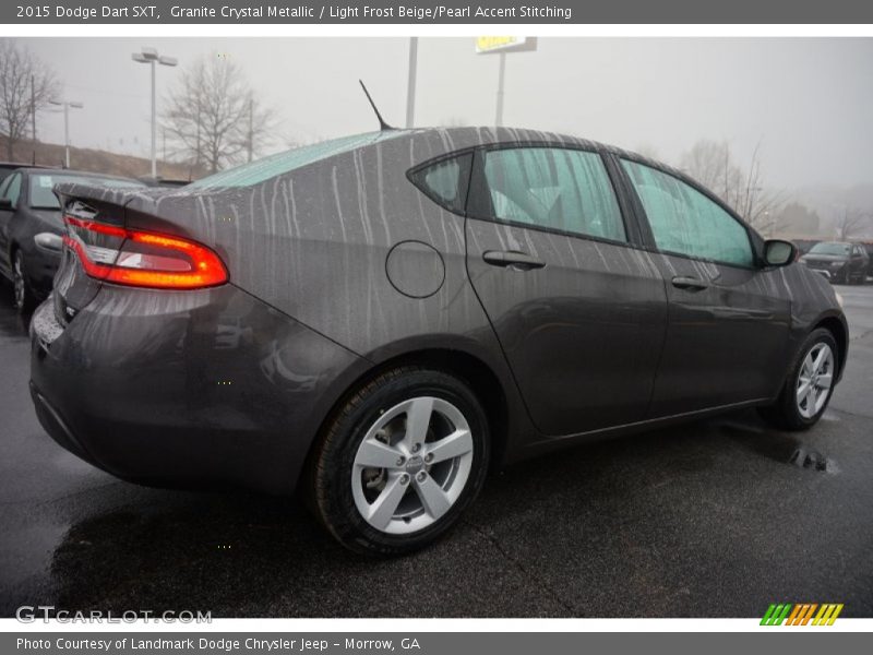 Granite Crystal Metallic / Light Frost Beige/Pearl Accent Stitching 2015 Dodge Dart SXT