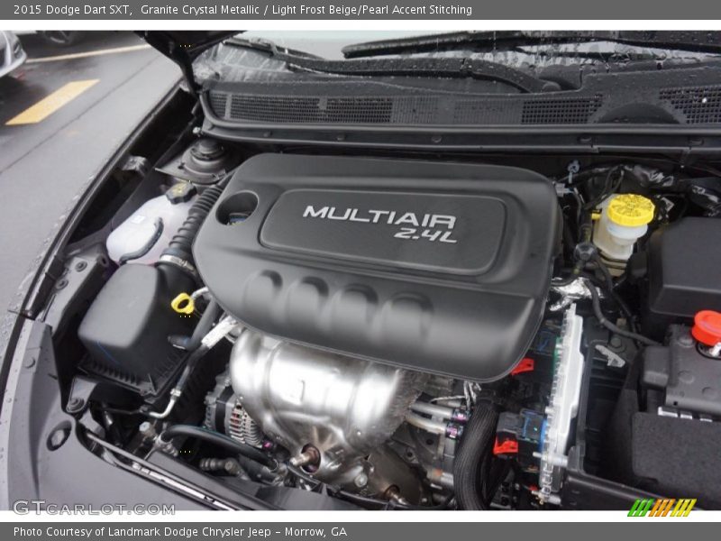 Granite Crystal Metallic / Light Frost Beige/Pearl Accent Stitching 2015 Dodge Dart SXT