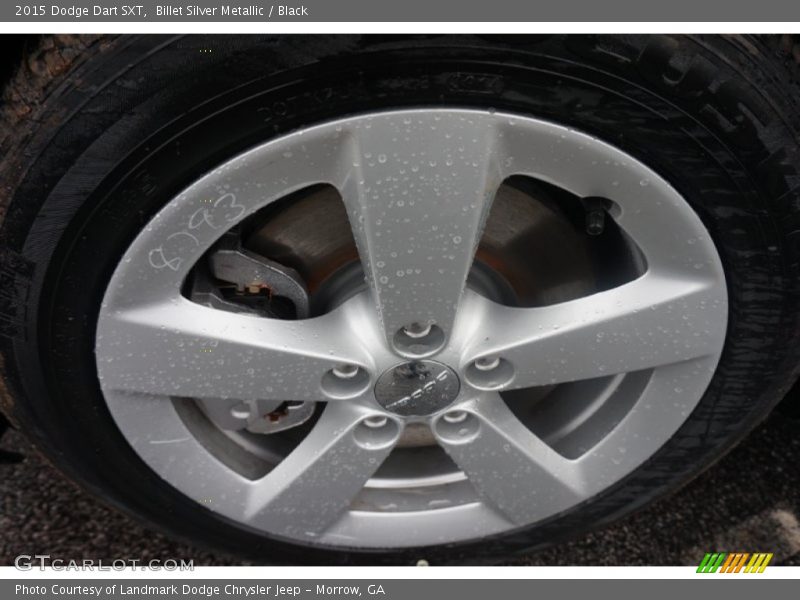 Billet Silver Metallic / Black 2015 Dodge Dart SXT