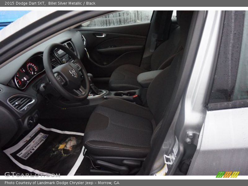 Billet Silver Metallic / Black 2015 Dodge Dart SXT
