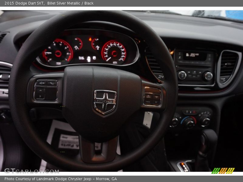 Billet Silver Metallic / Black 2015 Dodge Dart SXT