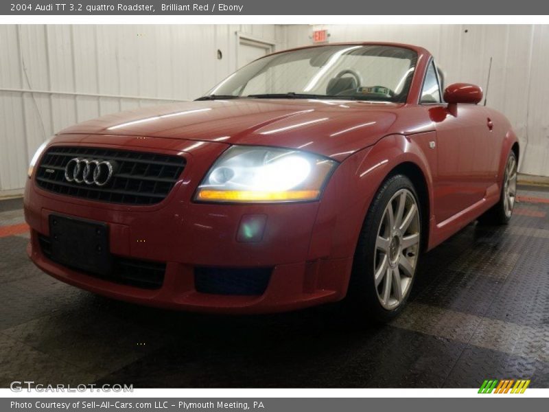 Brilliant Red / Ebony 2004 Audi TT 3.2 quattro Roadster