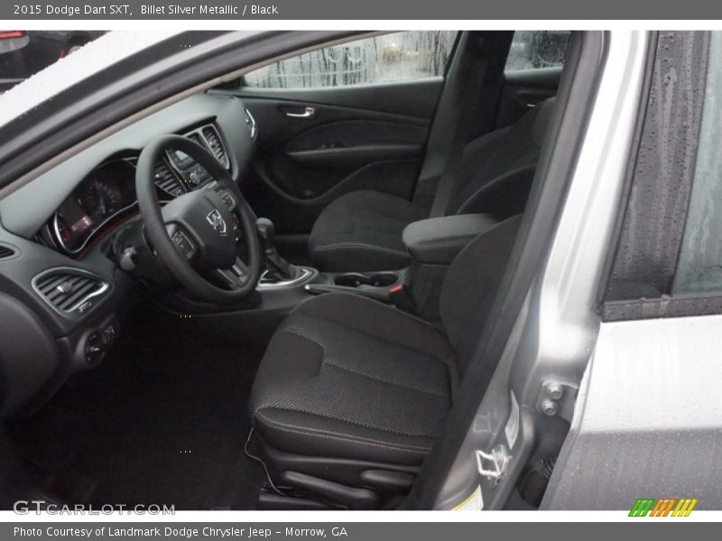 Billet Silver Metallic / Black 2015 Dodge Dart SXT
