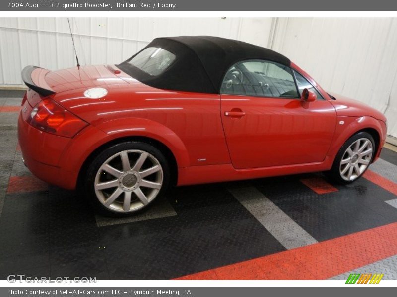 Brilliant Red / Ebony 2004 Audi TT 3.2 quattro Roadster