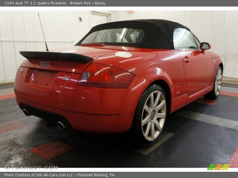 Brilliant Red / Ebony 2004 Audi TT 3.2 quattro Roadster