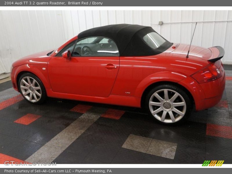 Brilliant Red / Ebony 2004 Audi TT 3.2 quattro Roadster