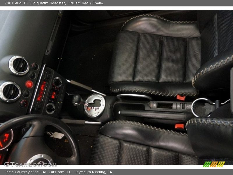 Brilliant Red / Ebony 2004 Audi TT 3.2 quattro Roadster