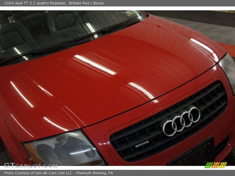 Brilliant Red / Ebony 2004 Audi TT 3.2 quattro Roadster