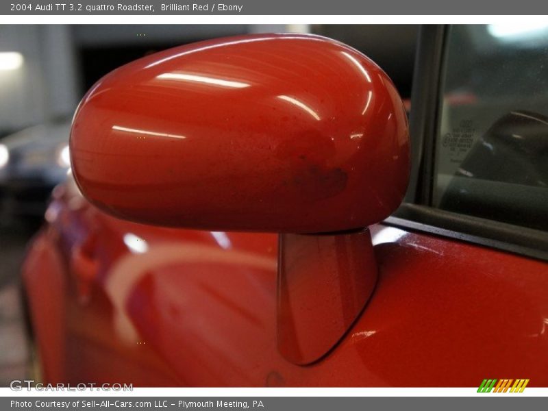 Brilliant Red / Ebony 2004 Audi TT 3.2 quattro Roadster