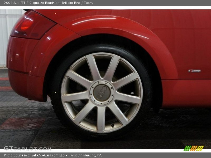 Brilliant Red / Ebony 2004 Audi TT 3.2 quattro Roadster