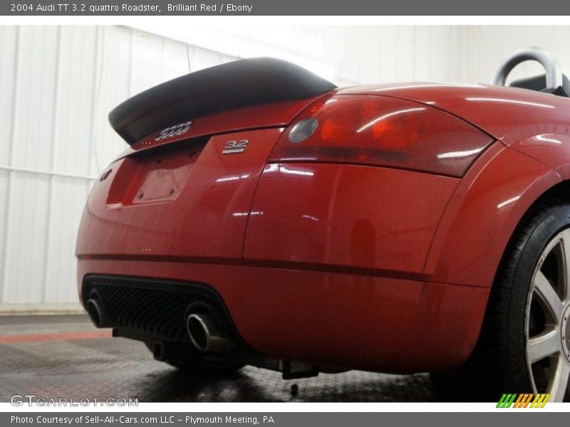 Brilliant Red / Ebony 2004 Audi TT 3.2 quattro Roadster